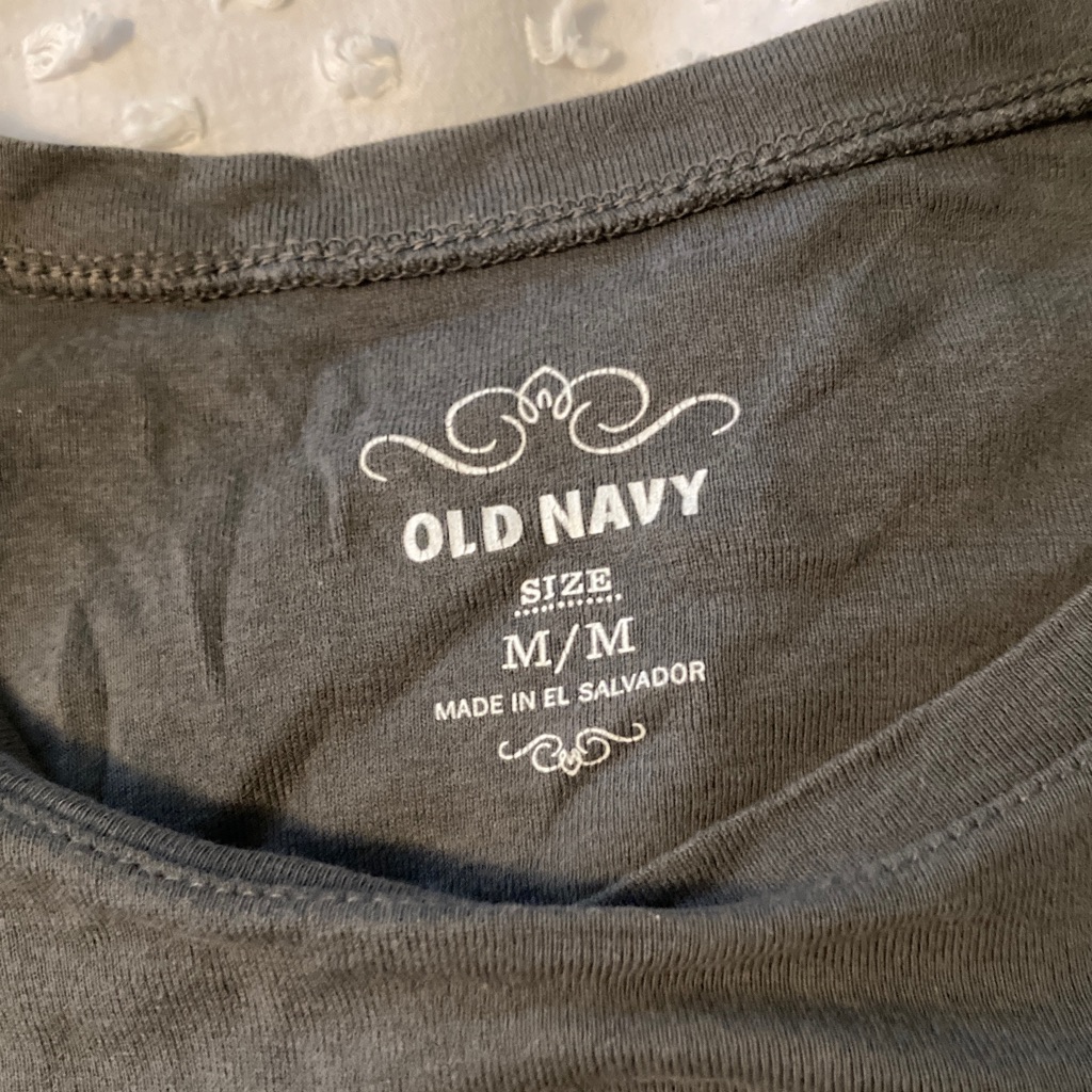 Old Navy Charcoal Tee